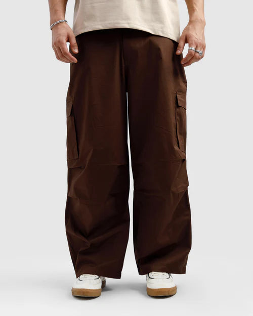 Brown Baggy Cargo Pants